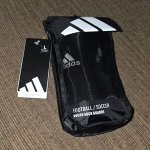 Adidas Black Youth Soccer Sock Guards